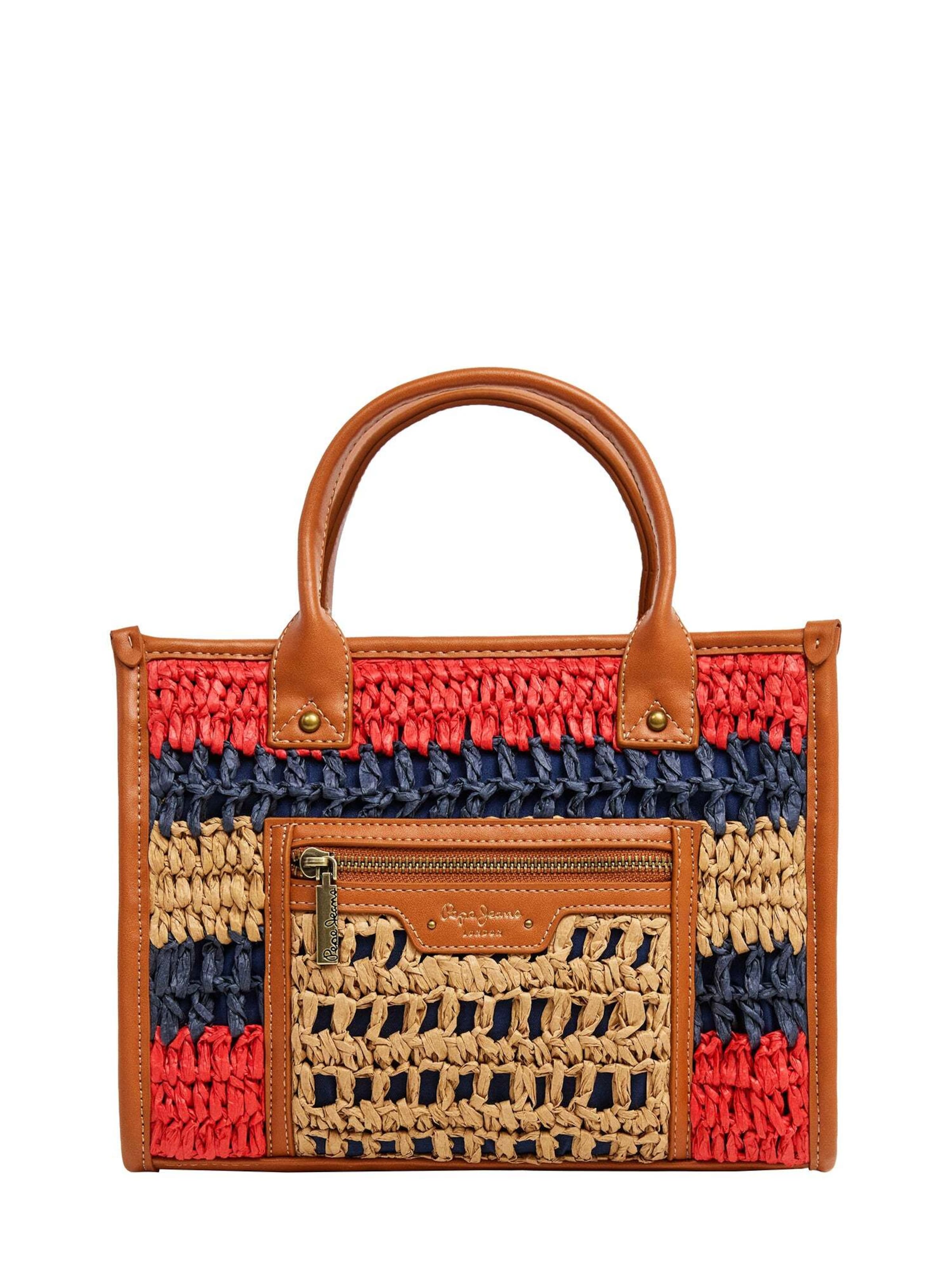 Pepe Jeans Handbag 'Zadie London' in Brown: front