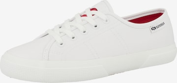 SUPERGA - Zapatillas deportivas bajas en blanco: frente