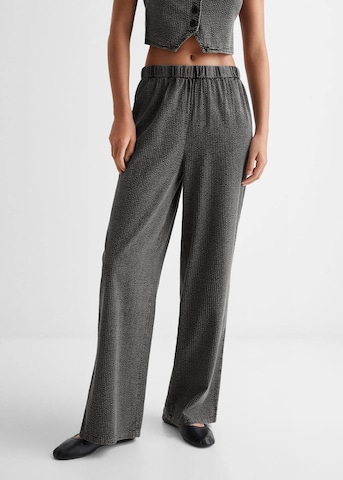 Loosefit Pantalon 'Fezp' MANGO TEEN en gris : devant