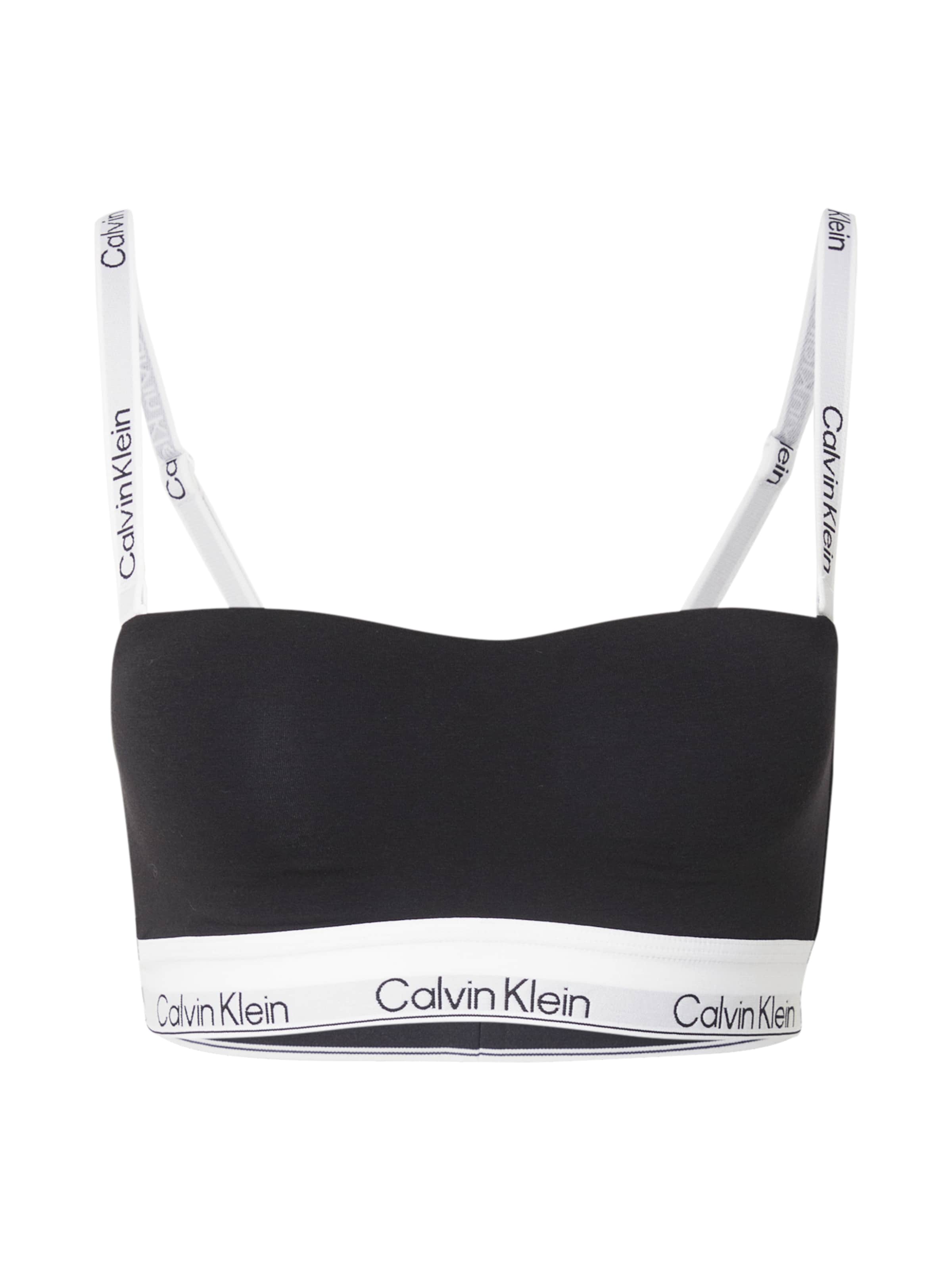 Calvin Klein Underwear Bez ramienok Podprsenka - Čierna: predná strana