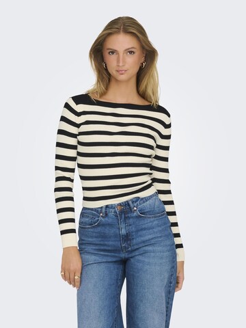 Pull-over 'ANNA' JDY en beige : devant