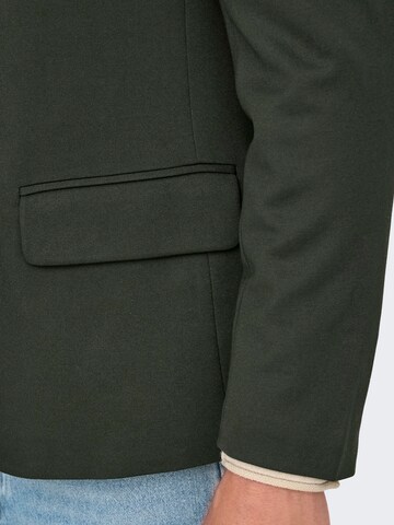 Only & Sons - Ajuste estrecho Chaqueta saco 'MARK' en verde