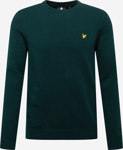 Lyle & Scott Pull-over en jaune / vert foncé, Vue avec produit