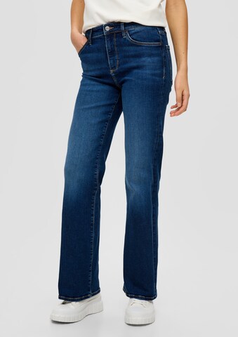 s.Oliver Flared Jeans in Blauw: voorkant