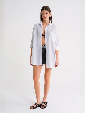 Camicia da donna di MixRay in bianco