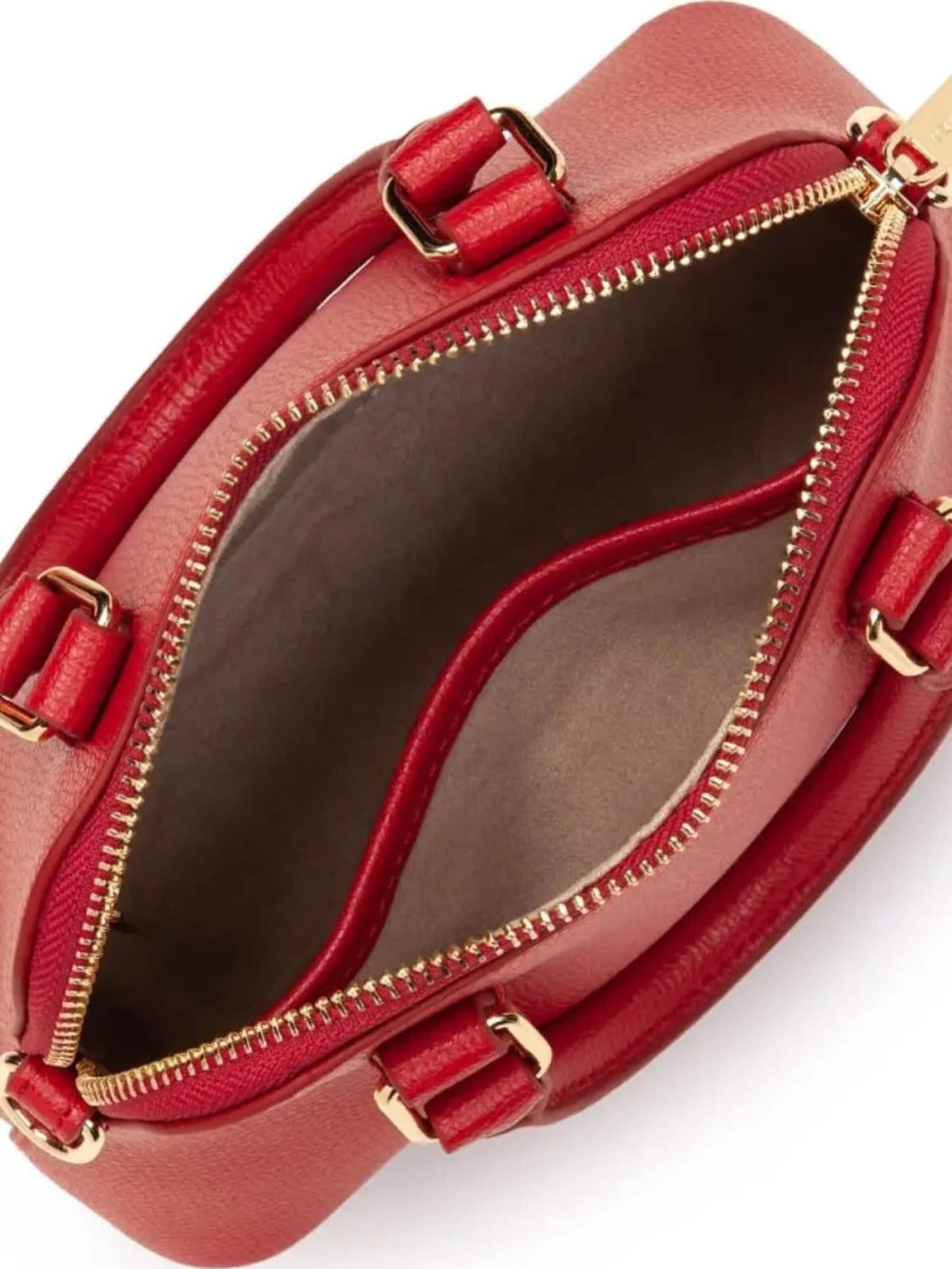 Sacs à main 'Lancaster Sac demi lune Zippé S Sierra Jia Rouge' LANCASTER Paris en rouge