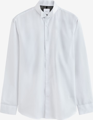 NextRegular Fit Košulja - bijela boja: prednji dio