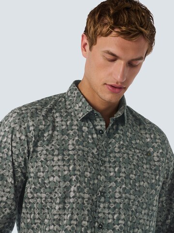 No Excess Regular Fit Hemd in Grün