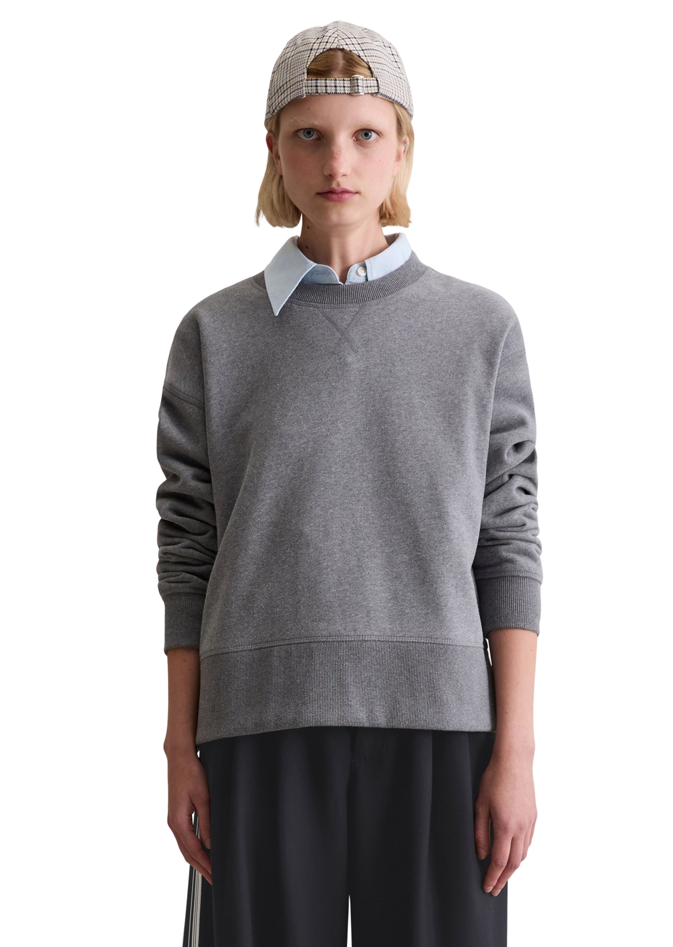 Marc O'Polo DENIM Sweatshirt in Grey: front