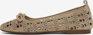 Ballerines Derimod en beige : devant