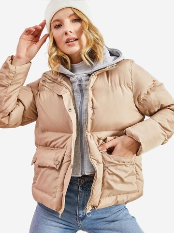 Bianco Lucci Winterjas in Beige