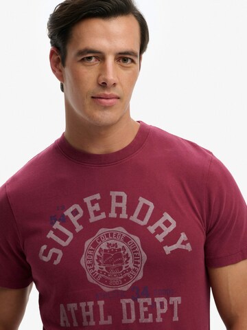 Superdry & Co - Camisa 'Vintage Prep' em vermelho