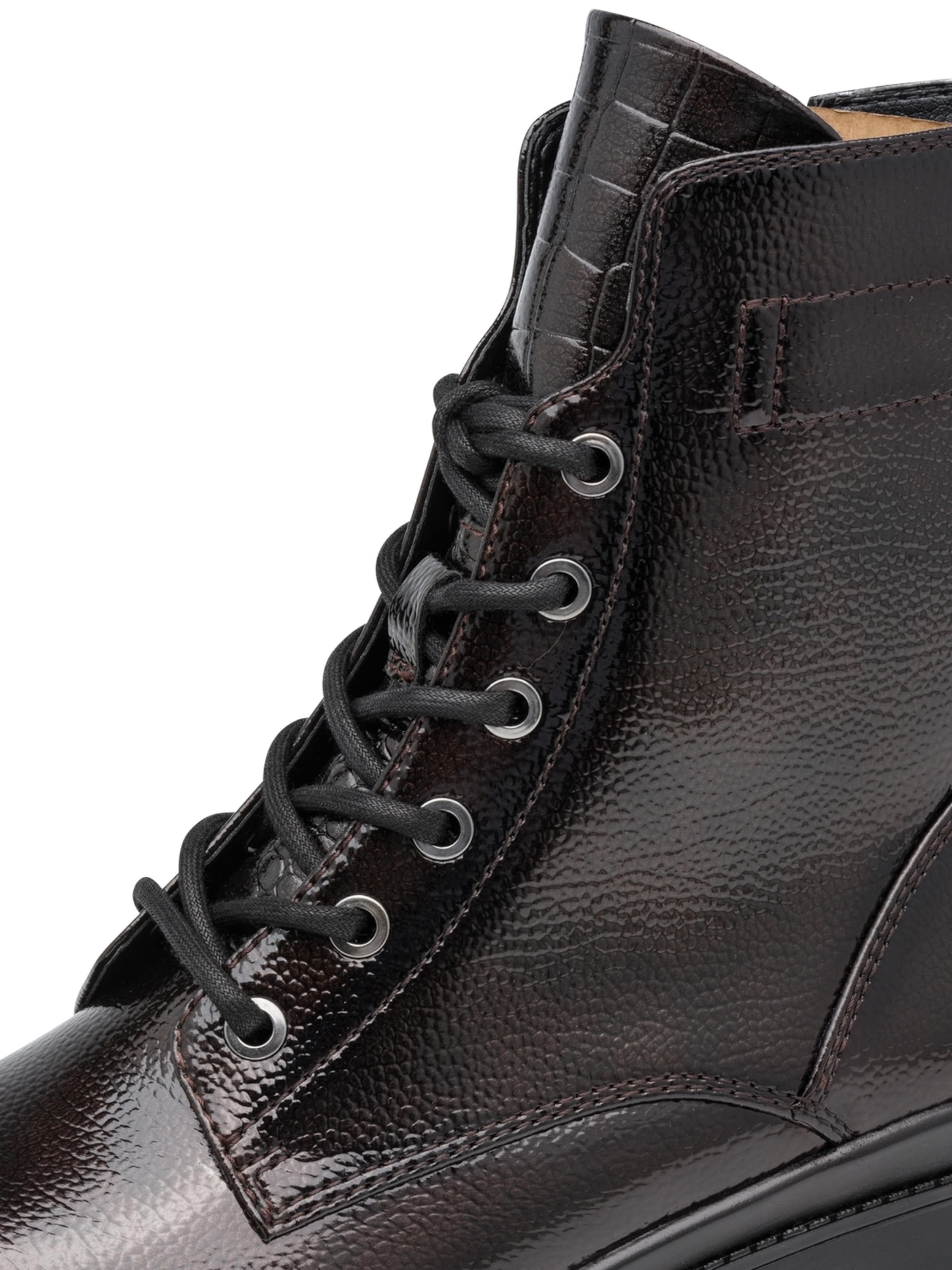 Bottines à lacets Tamaris en marron