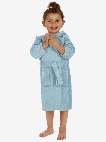 normani Bathrobe in Blue: front