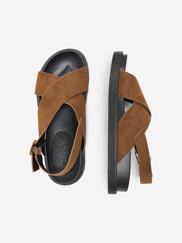 Sandales 'ONLMINNIE' ONLY en marron