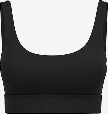 OMNANA Sport-BH 'MUSE™' in Schwarz: Vorderseite