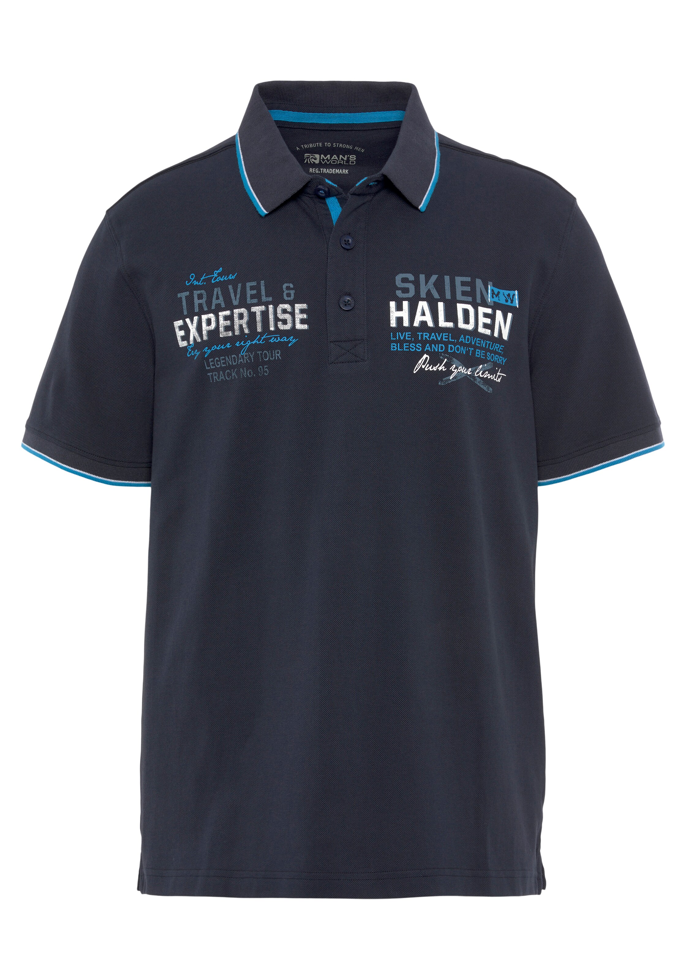 Man's World Shirt in Blue: front