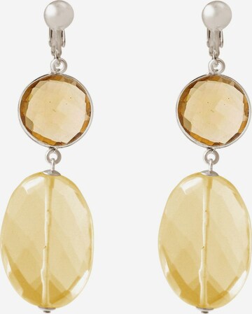 Boucles d'oreilles Gemshine en jaune : devant