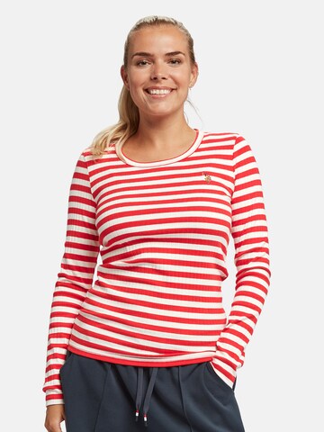 U.S. POLO ASSN. Shirt 'Chanett' in Rood: voorkant