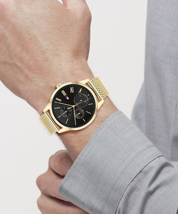 TOMMY HILFIGER Uhr in Gold