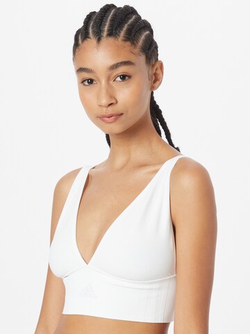 ADIDAS ORIGINALS Bralette Sports bra in White: front