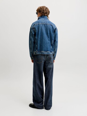 JACK & JONES Wide Leg Jeans 'JJ Dave' i blå