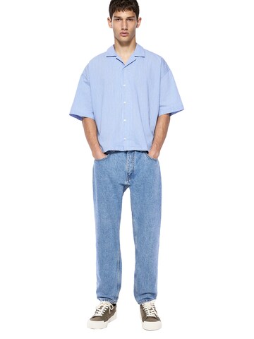 Pull&Bear Regular Jeans in Blauw