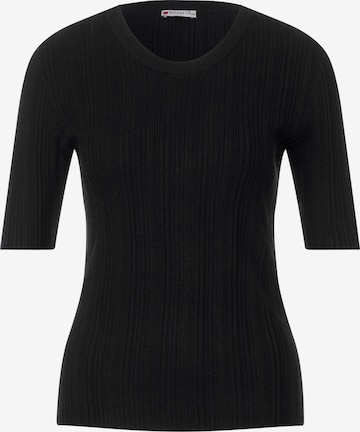 STREET ONE Sweater in Black: front