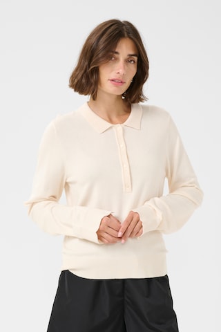 Pull-over 'CUEbba Annemette' CULTURE en blanc : devant