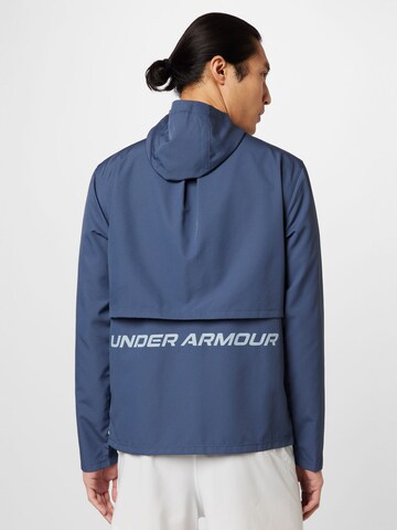 UNDER ARMOUR Athletic Jacket in Blue