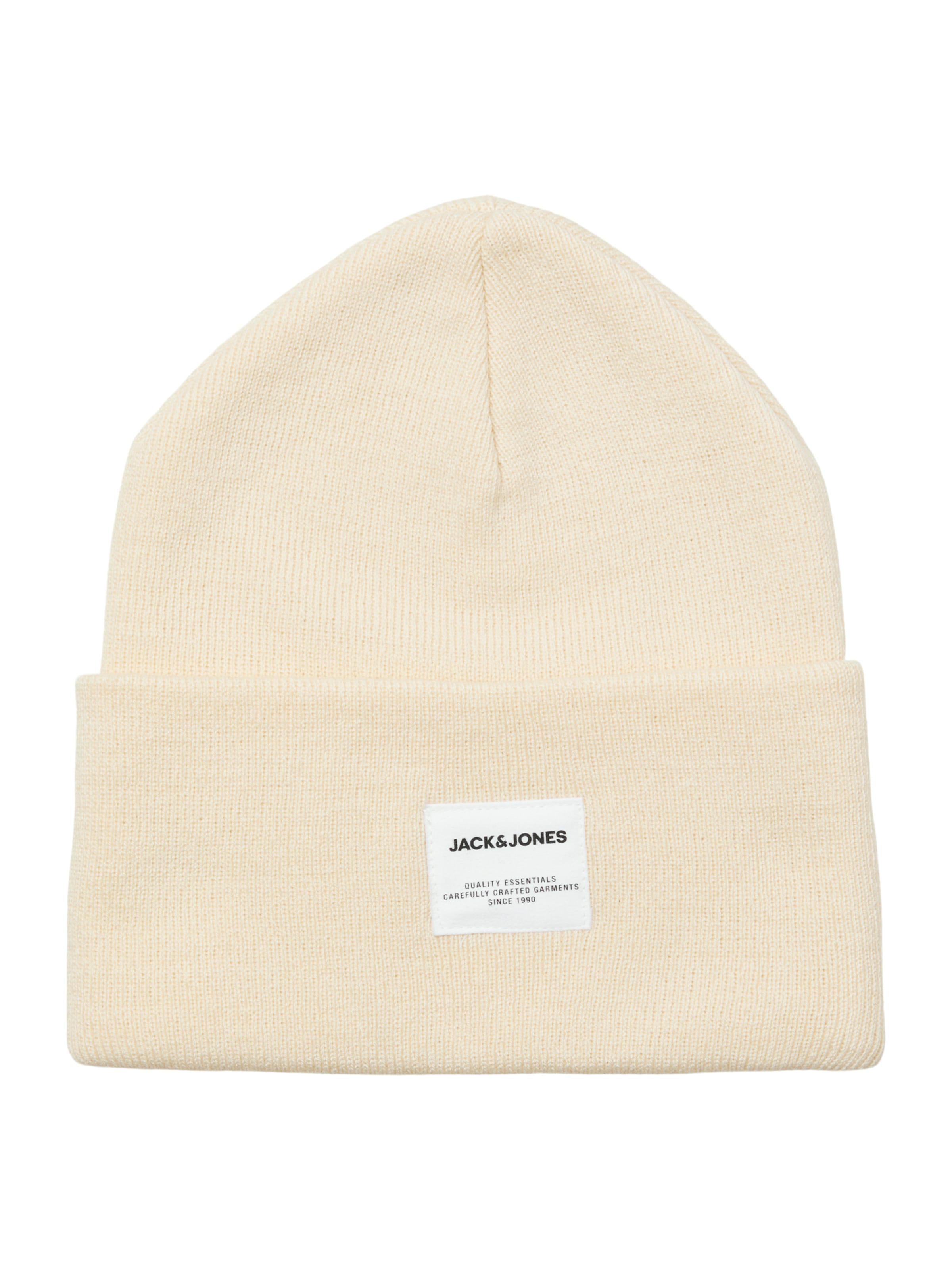 Berretto &#x27;JACLONG&#x27; di JACK &amp; JONES in bianco: frontale