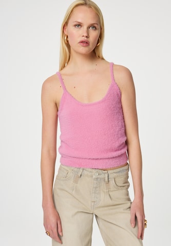 Fabienne Chapot Gebreide top in Roze: voorkant