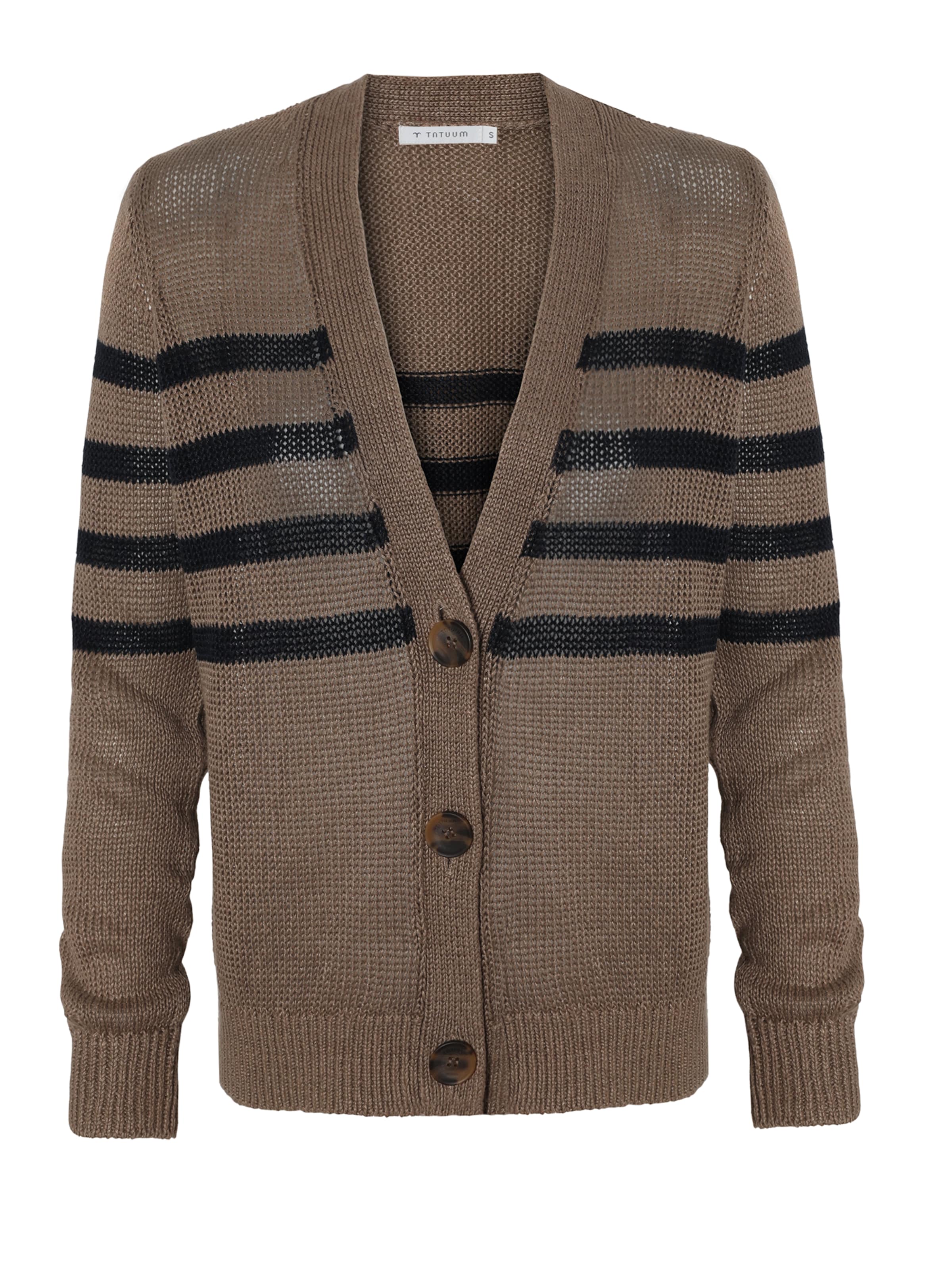 Cardigan 'Isabel' TATUUM en marron : devant