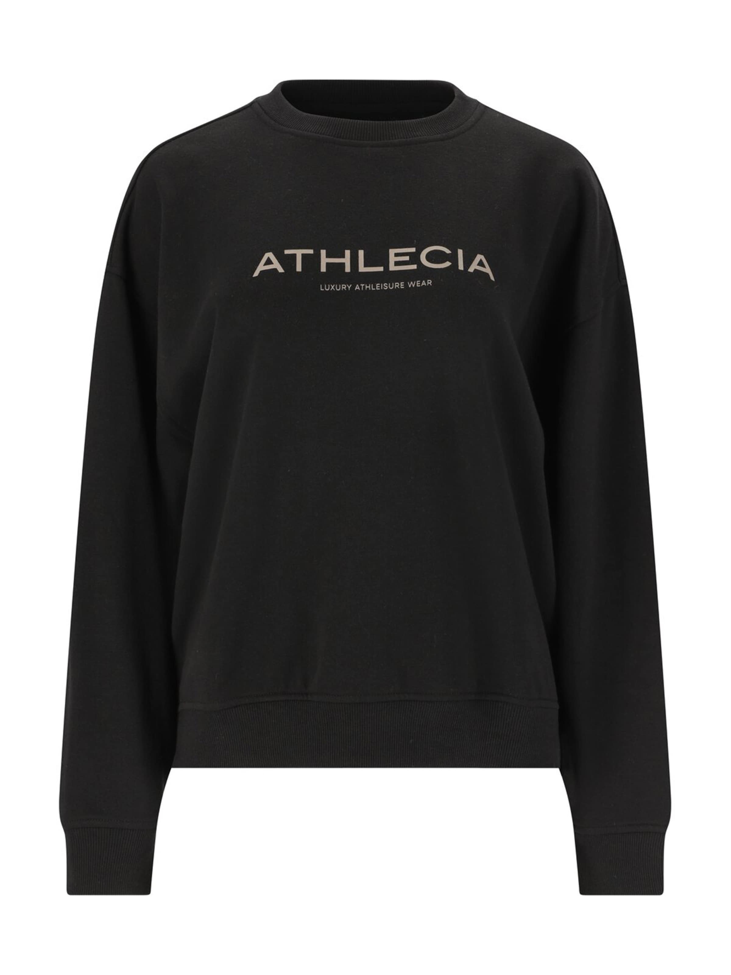 Athlecia Urheilullinen collegepaita värissä musta: etupuoli