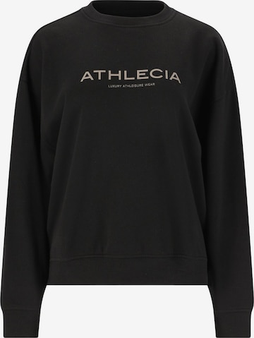 Athlecia Urheilullinen collegepaita värissä musta: etupuoli