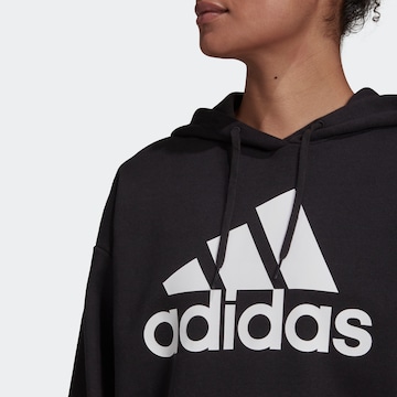 ADIDAS SPORTSWEAR Sportsweatshirt 'Essentials Logo friend Fleece' in Schwarz