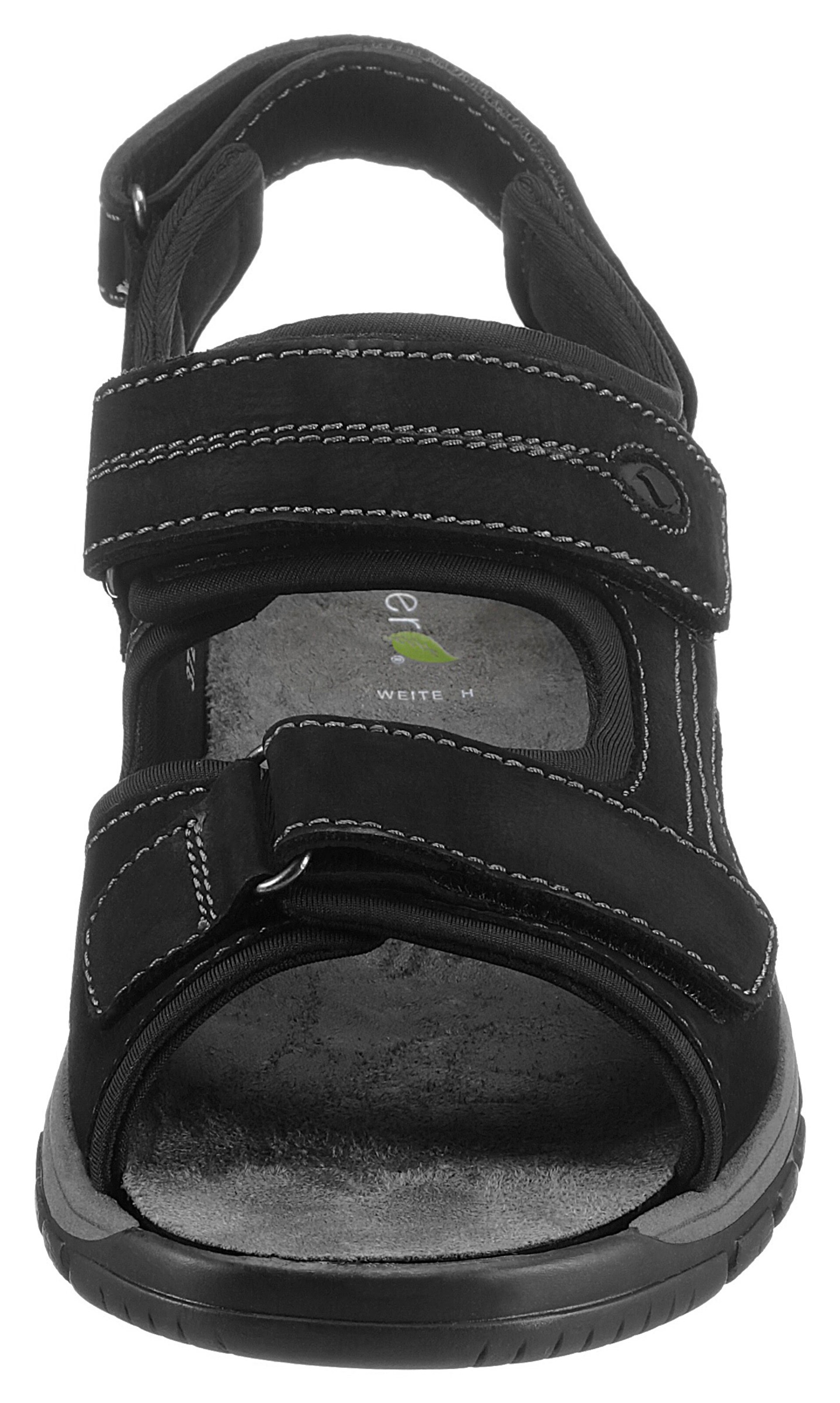WALDLÄUFER Sandale in Schwarz