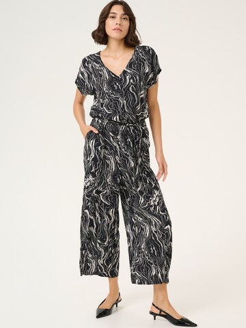 Tuta jumpsuit 'KAmira' di Kaffe in nero: frontale