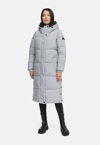 NAVAHOO Winter coat 'Taublüte XIV' in Grey
