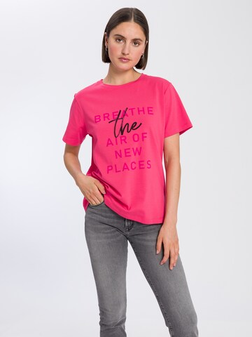 Cross Jeans Shirt '56018' in Pink: predná strana