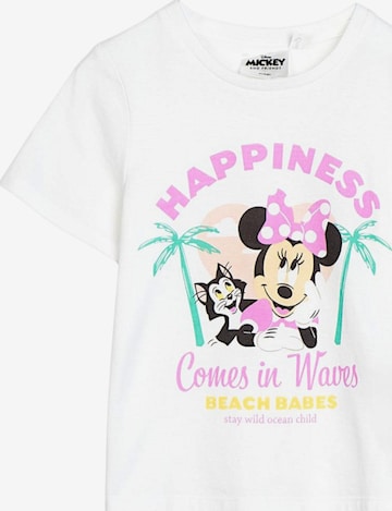 Disney Minnie Mouse Shirt 'Minnie Mouse' in Weiß: Vorderseite