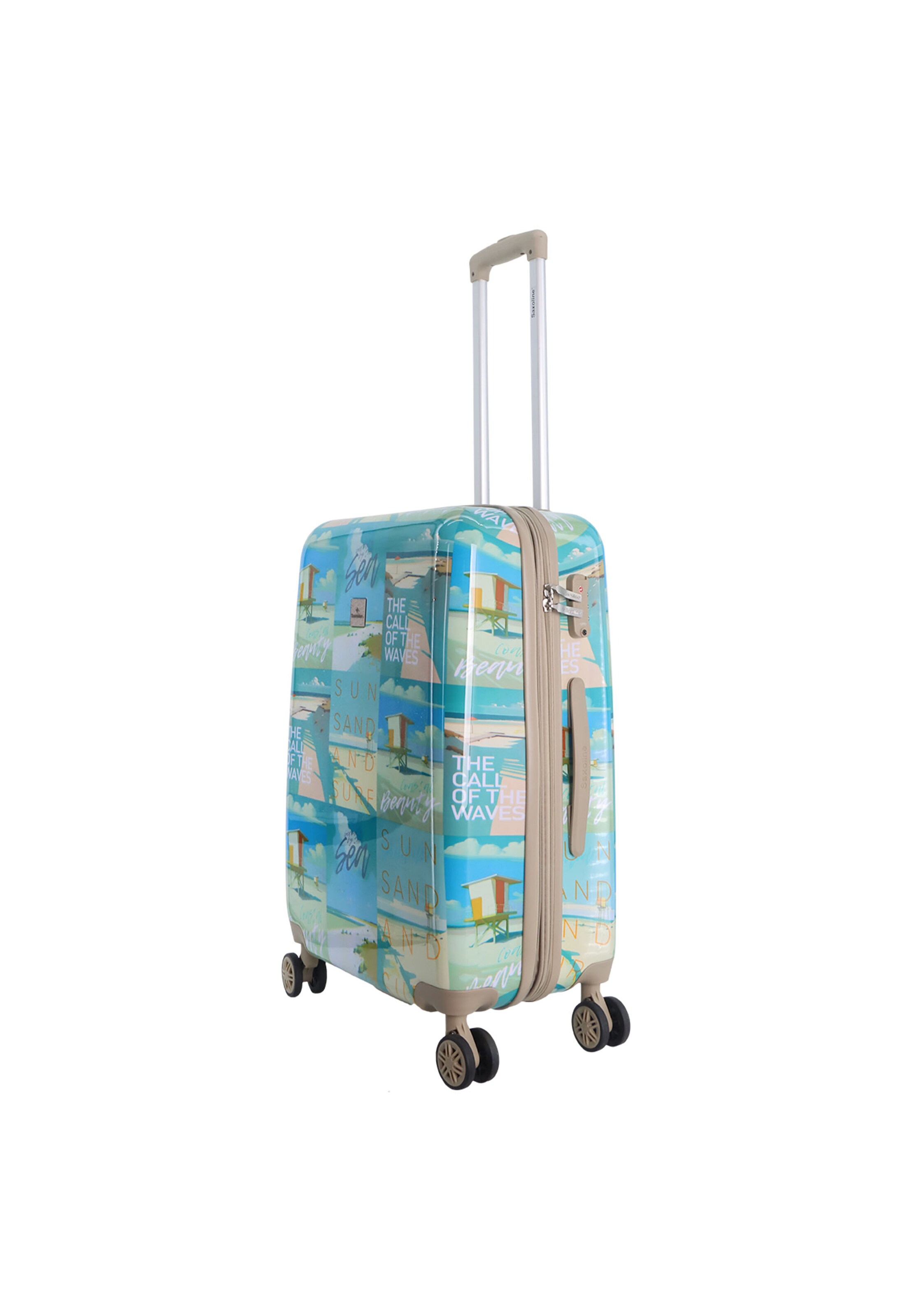 Saxoline Suitcase 'Coastal Beauty' in Mixed colors