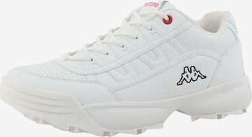 Baskets basses KAPPA en blanc : devant