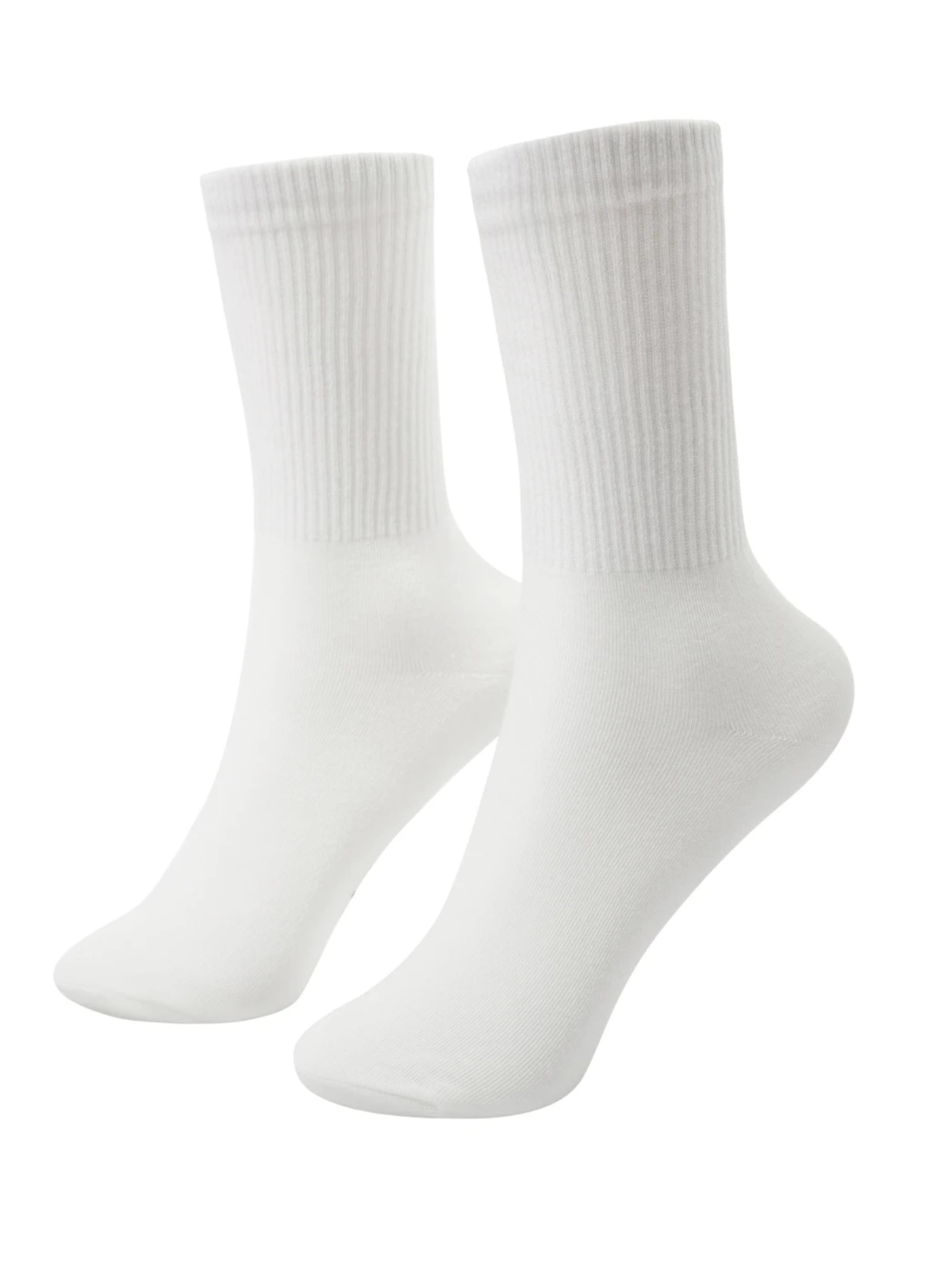 cfab (formerly creamy fabrics) - Calcetines 'Lange Sportsocken | 4er Pack' en blanco