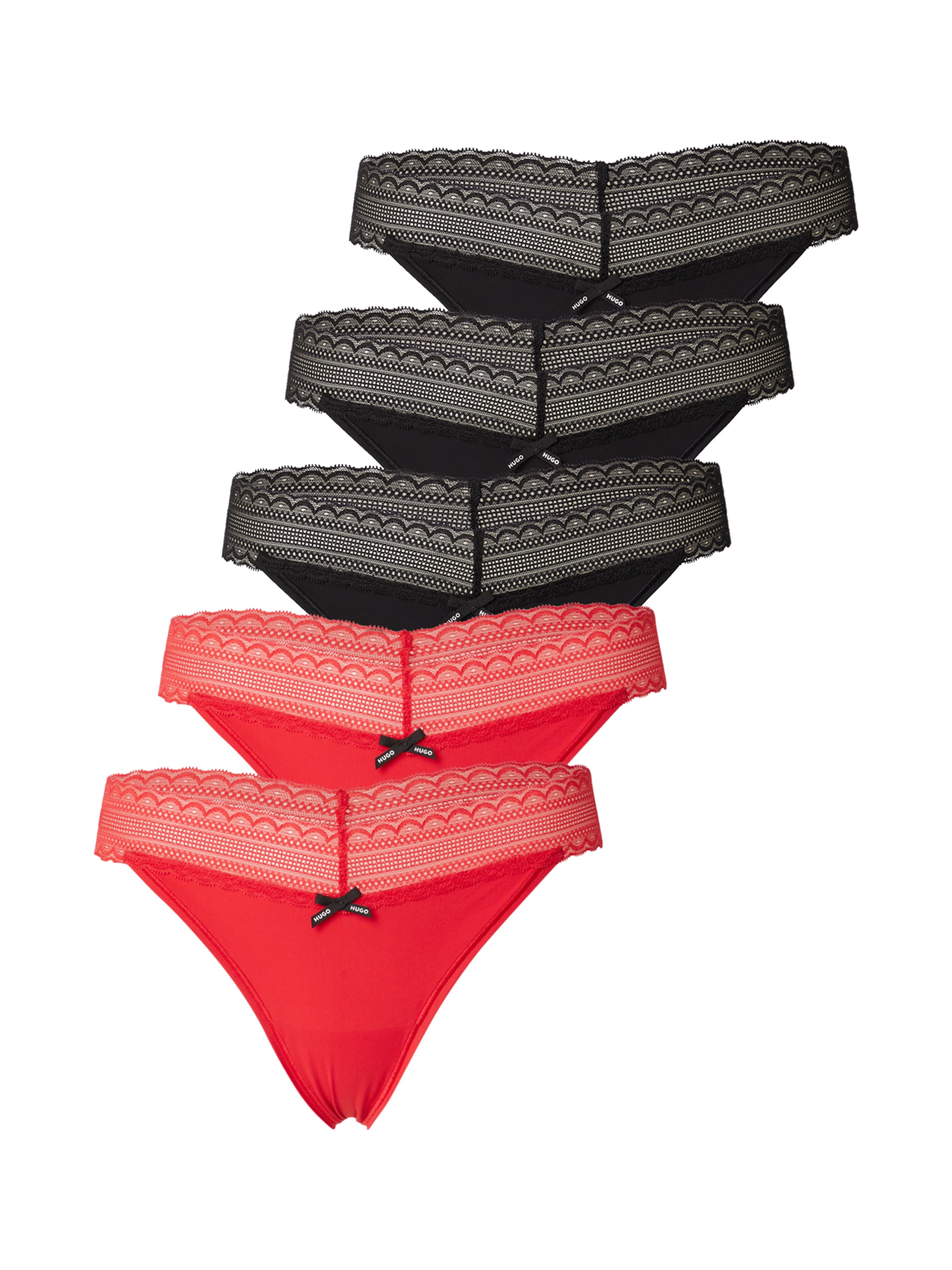 String di HUGO in rosso: frontale