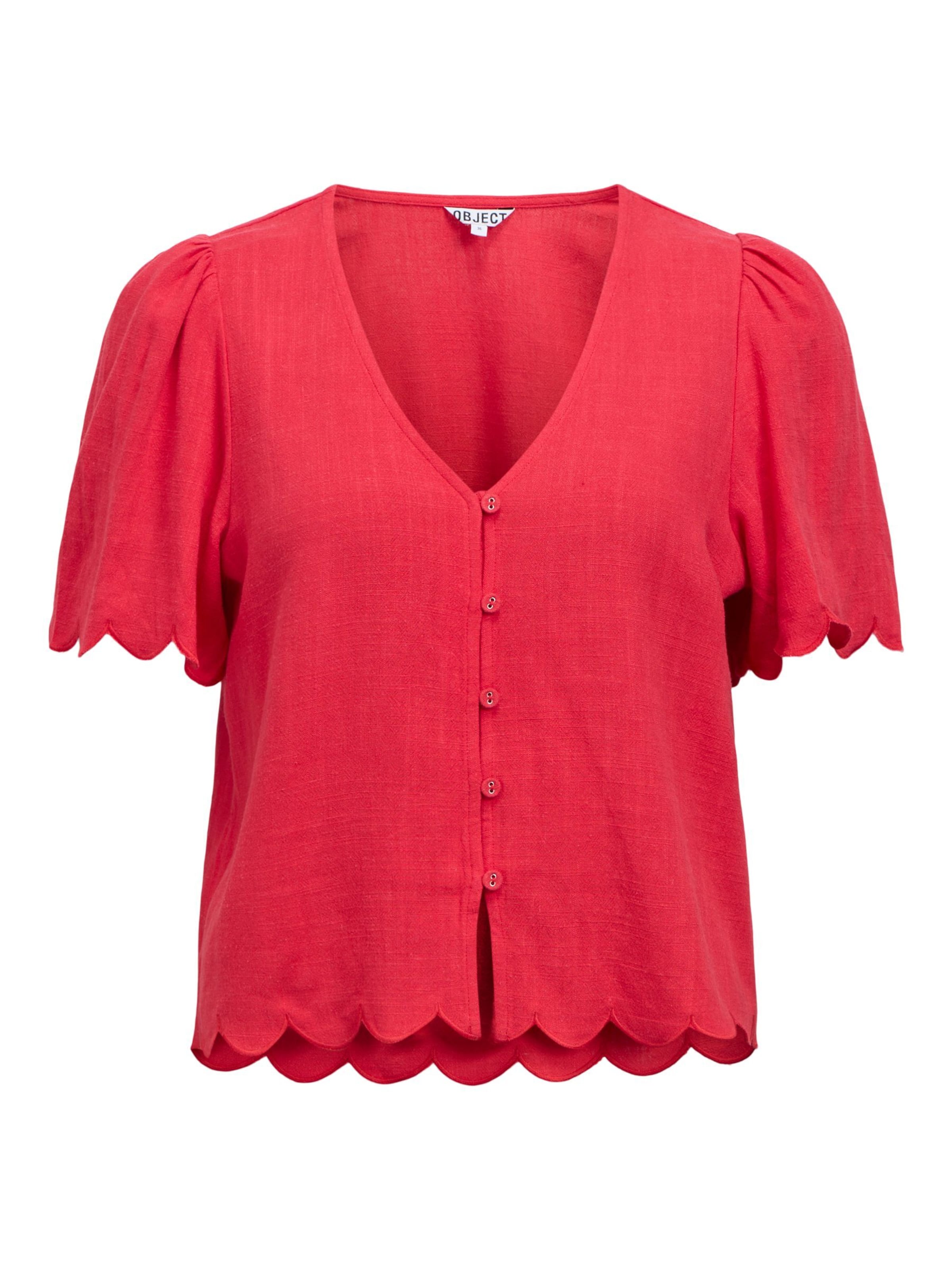 OBJECT Bluse in Rot: Vorderseite