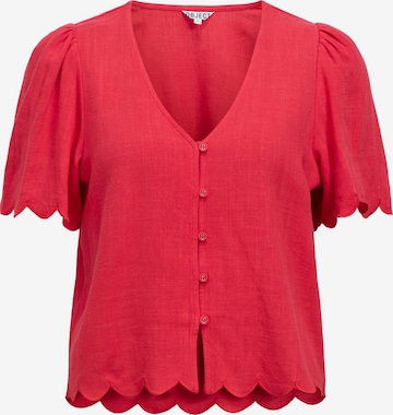 Chemisier OBJECT en rouge : devant