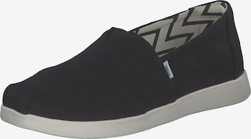 Slipper 'Alpargata' di TOMS in nero: frontale