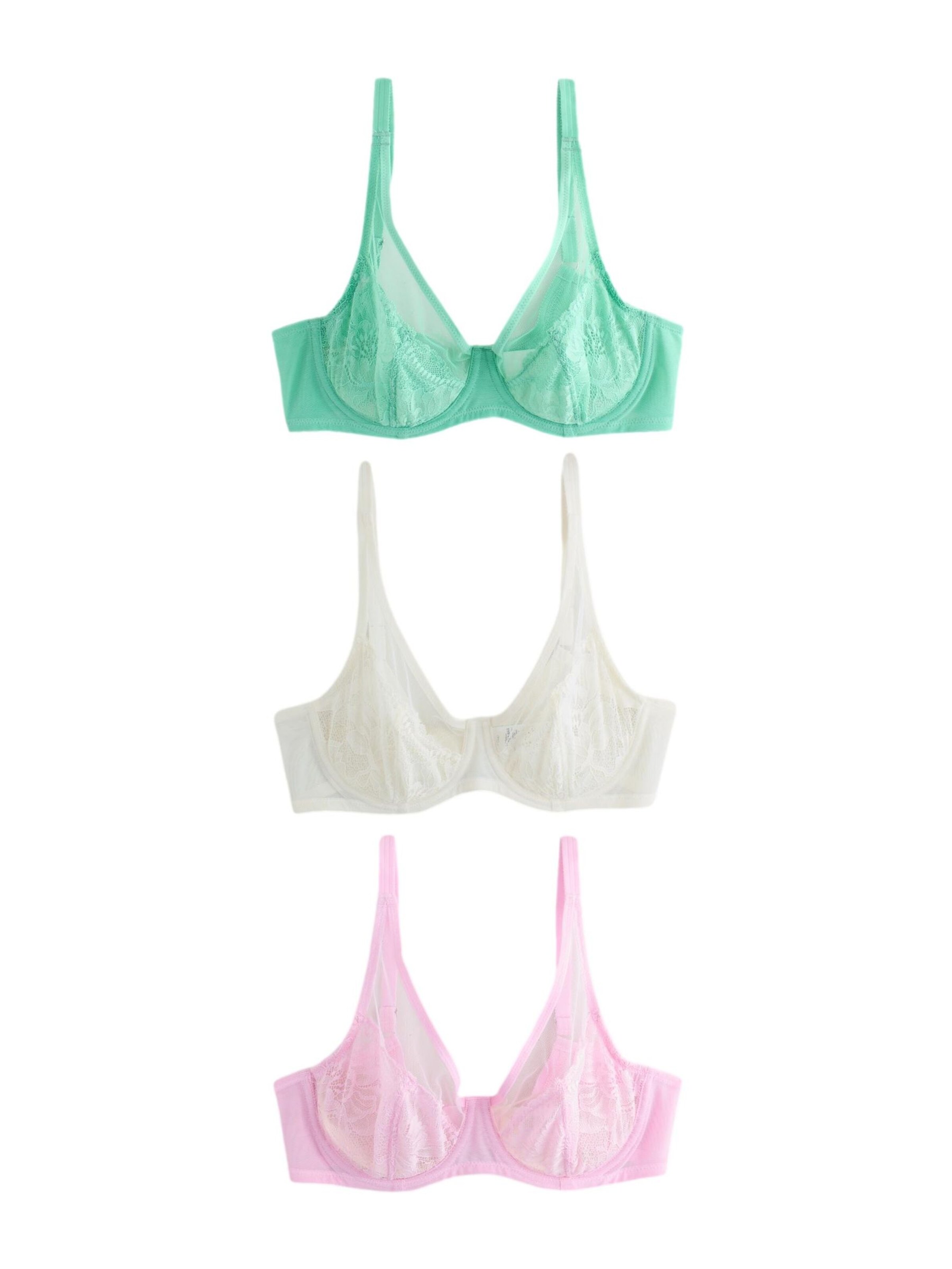 Next Triangel BH in Grün: Vorderseite