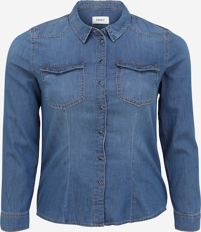 ONLY Bluse 'ROCKIT' in blue denim, Produktansicht